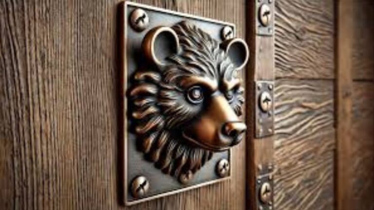 Bear Head Metal Zippies Doors: The Ultimate Touch for Your Interior Design