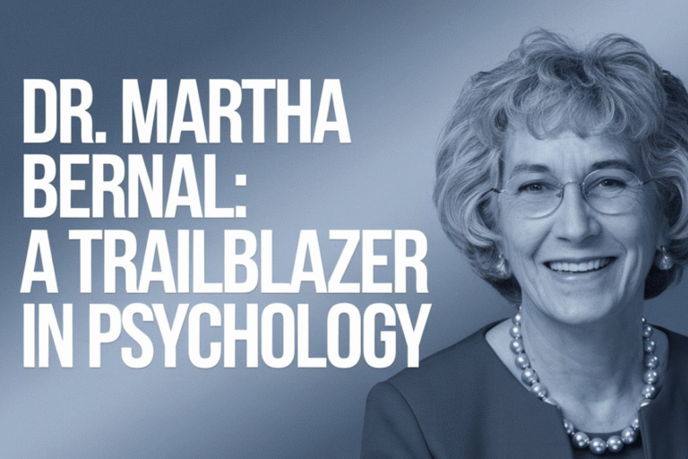Dr. Martha Bernal: A Trailblazer in Psychology and Advocate for Diversity in Mental Health