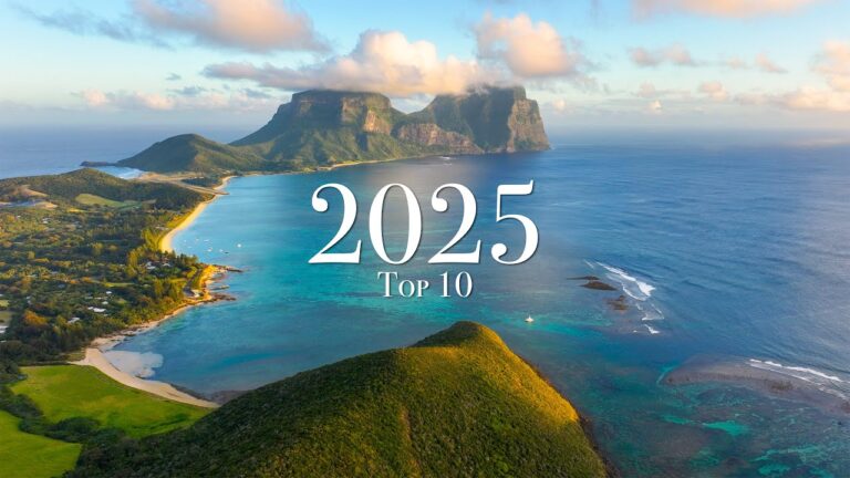 Top 10 Most Attractive Tourist Destinations Around the World: A Guide to the Best Places to Visit in 2025