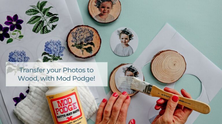 How to Transfer a Photo to Wood with Mod Podge: A Complete Step-by-Step Guide